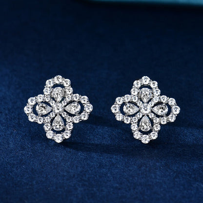 [Polaidi Jewelry]LOOP EARRINGS FULL MOTIF DIAMOND 16MM