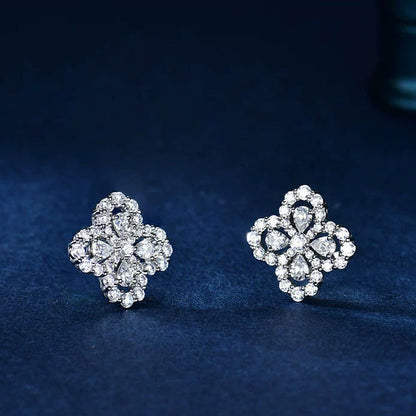 [Polaidi Jewelry]LOOP EARRINGS FULL MOTIF DIAMOND 16MM