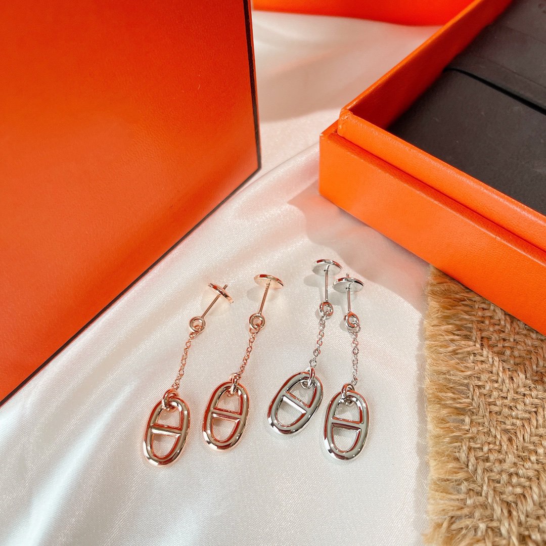 [：Polaidi Jewelry]チェーン タッセル イヤリング