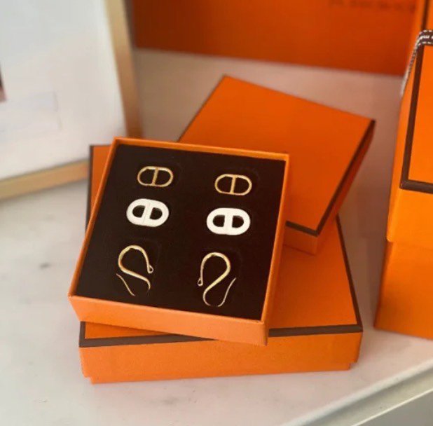 [Polaidi Jewelry]HM O'MAILLON GOLD EARRINGS