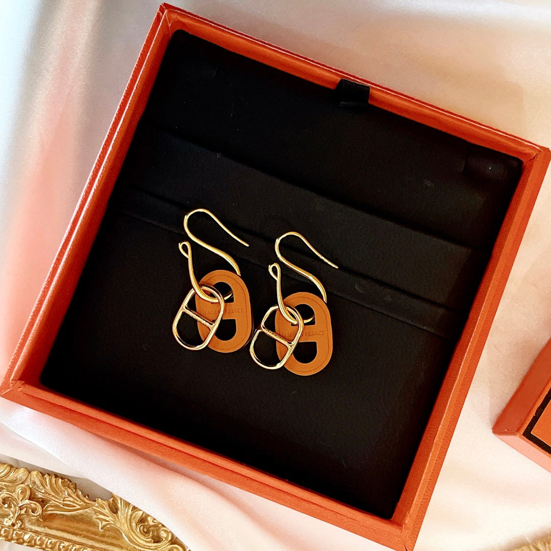 [：Polaidi Jewelry]HM O'MAILLON GOLD EARRINGS