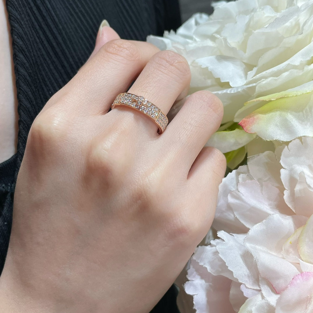 [Polaidi Jewelry]KELLY PINK GOLD DIAMOND RING