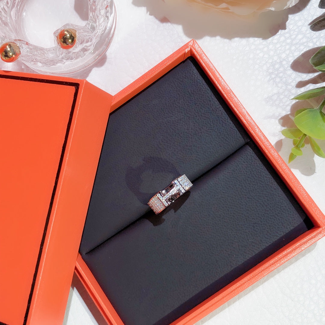 [：Polaidi Jewelry]H RING FULL DIAMOND