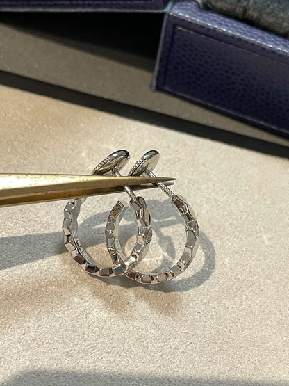 [：Polaidi Jewelry]Hollow Design Four-Leaf Clover Flower Shape Earrings