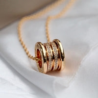 [Polaidi Jewelry ]ZERO 1 PINK GOLD DIAMOND NECKLACE