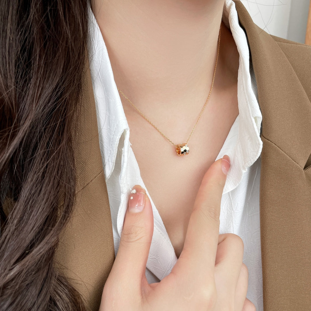 [：Polaidi Jewelry]BEE MINI PEDANT DIAMOND NECKLACE