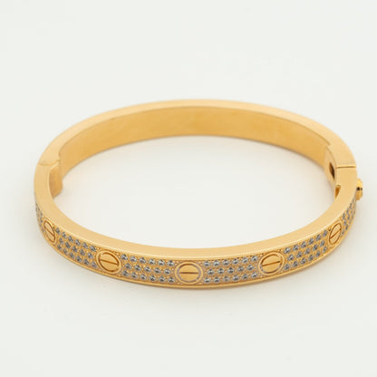 [Polaidi Jewelry]LOVE BRACELET 6.1MM DIAMOND-PAVED