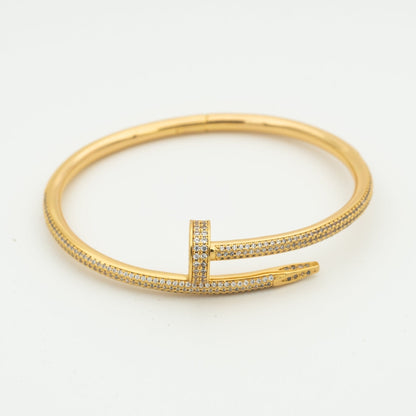 [Polaidi Jewelry]JUSTE BRACELET 3.5MM ALL DIAMONDS