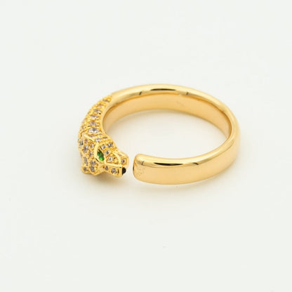 [：Polaidi Jewelry]パンテール リング ダイヤモンド 7.3MM