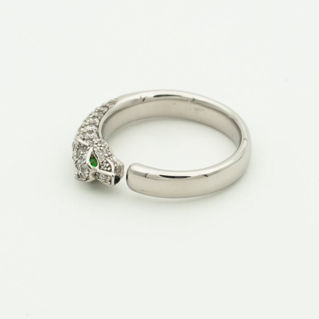 [：Polaidi Jewelry]パンテール リング ダイヤモンド 7.3MM