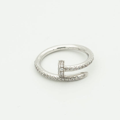 [Polaidi Jewelry]JUSTE RING 1.8MM SILVER DIAMONDS