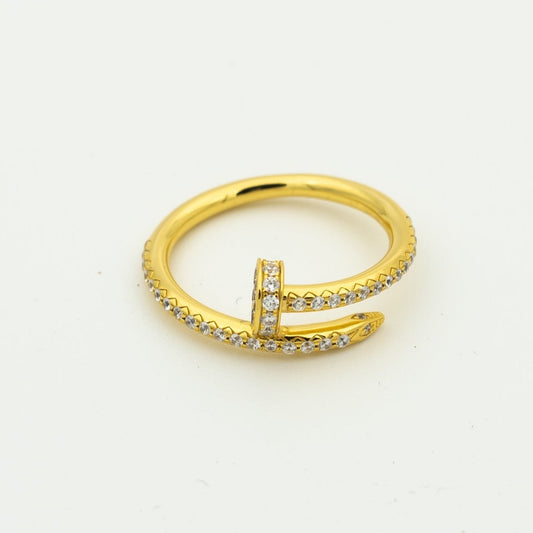 [：Polaidi Jewelry]JUSTE RING 1.8MM GOLD DIAMONDS