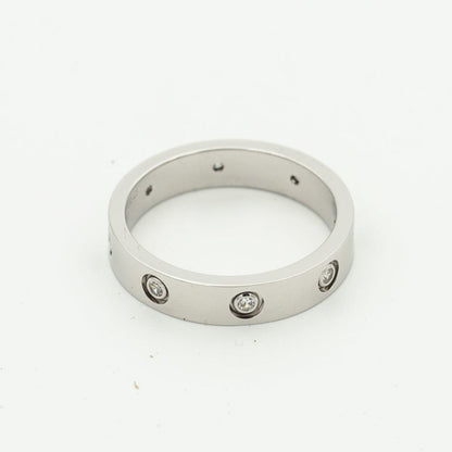 [Polaidi Jewelry]LOVE RING 3.6MM 8 DIAMONDS