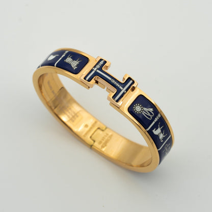 [：Polaidi Jewelry]H BRACELET BLUE CERAMIC