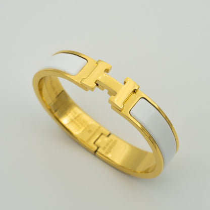 [Polaidi Jewelry]H WHITE BRACELET