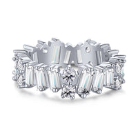 [Polaidi Jewelry ]Delicate Multi Shape Tennis Ring
