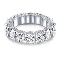 [Polaidi Jewelry ]Gorgeous Round Cut Tennis Ring