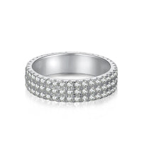 [Polaidi Jewelry ]Dainty Round Cut Tennis Ring