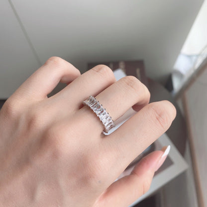 [Polaidi Jewelry]Unique Colorful Radiant Cut RIng