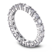 [Polaidi Jewelry ]Sparkling Round Cut Tennis Ring
