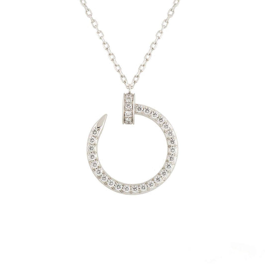 [：Polaidi Jewelry]ジュスト ネックレス シルバー ダイヤモンド