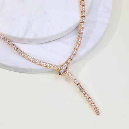 [Polaidi Jewelry]SERPENTI NECKLACE SILVER DIAMOND