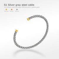 [Polaidi Jewelry ]FORCE SERIES BRACELET CABLES 50 CHOICES (DIY SELECTION)