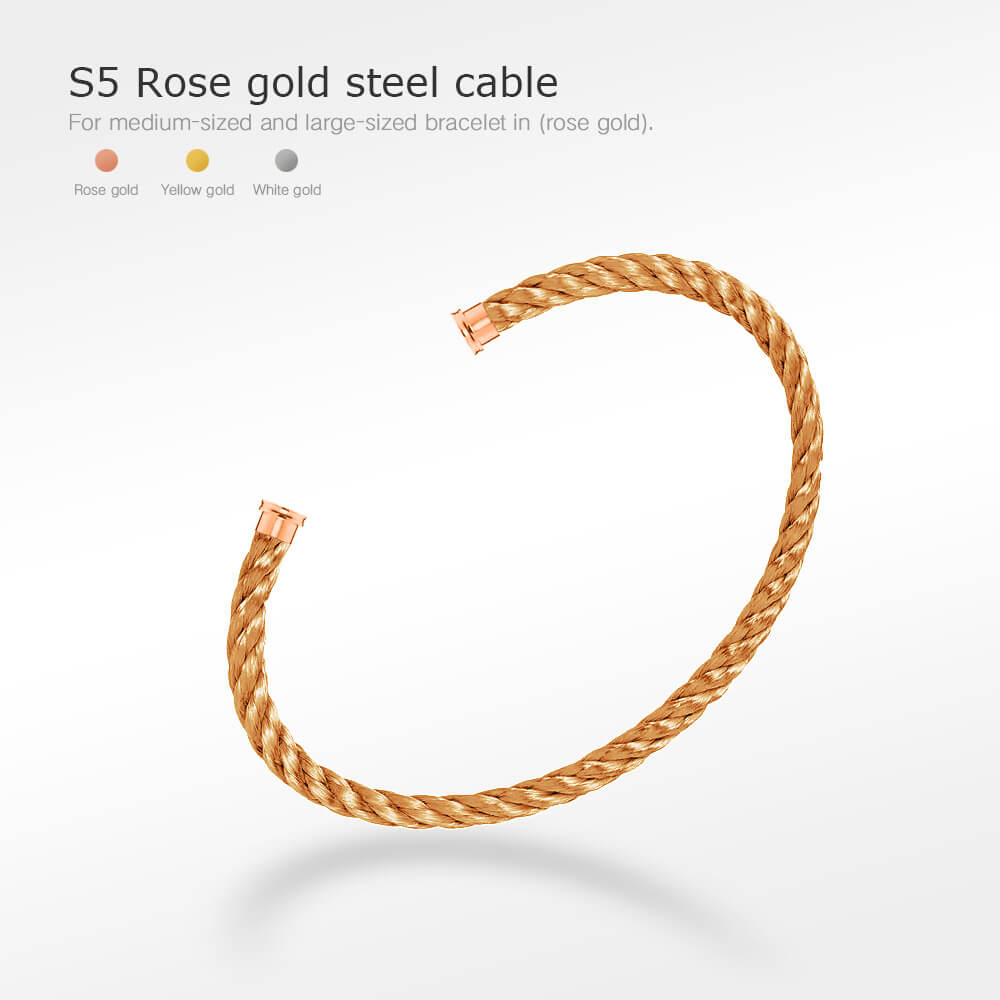 [：Polaidi Jewelry]フォースシリーズ ブレスレットケーブル 50種類 (DIY選択)