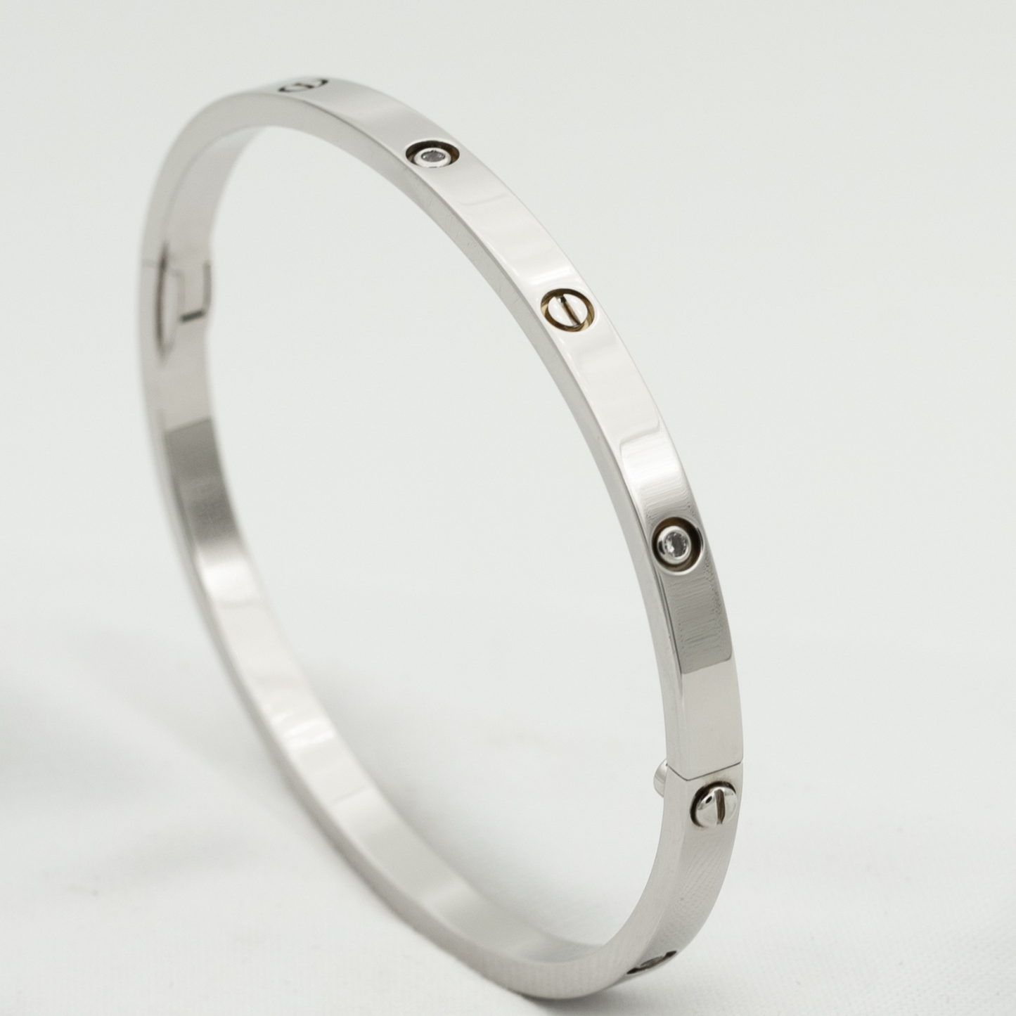 [：Polaidi Jewelry]LOVEブレスレット 3.65mm 6ダイヤモンド