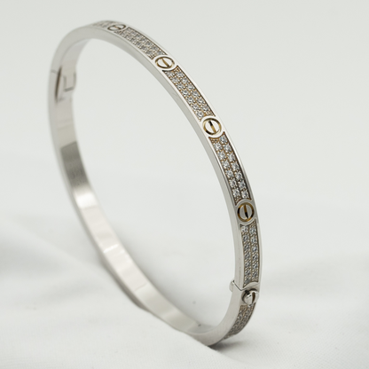 [：Polaidi Jewelry]LOVE BRACELET 3.65MM DIAMOND-PAVED