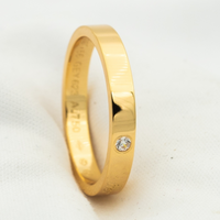 [Polaidi Jewelry ]LOVE RING 4MM 1 DIAMOND