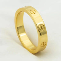 [Polaidi Jewelry ]LOVE RING 4MM 1 DIAMOND GOLD