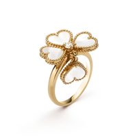 [Polaidi Jewelry ]SWEET CLOVER WHITE MOP RING