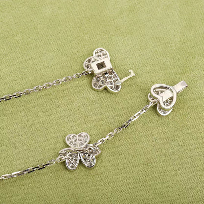 [Polaidi Jewelry]FRIVOLE SILVER 9 FLOWERS NECKLACE