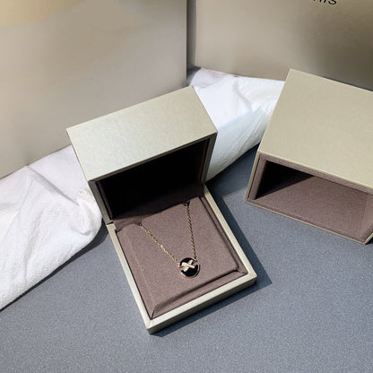 [Polaidi Jewelry]JEUX DE PINK GOLD DIAMOND NECKLACE
