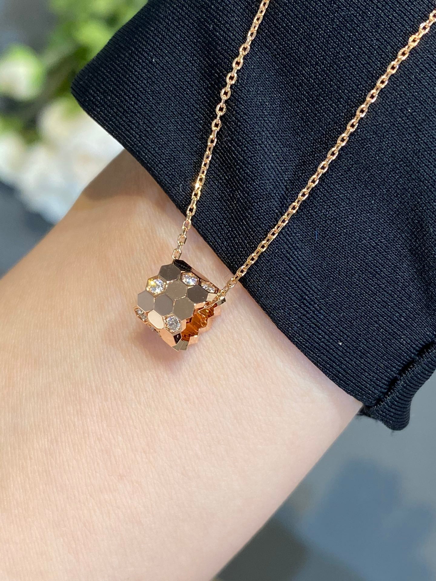[：Polaidi Jewelry]BEE LOVE DIAMOND NECKLACE