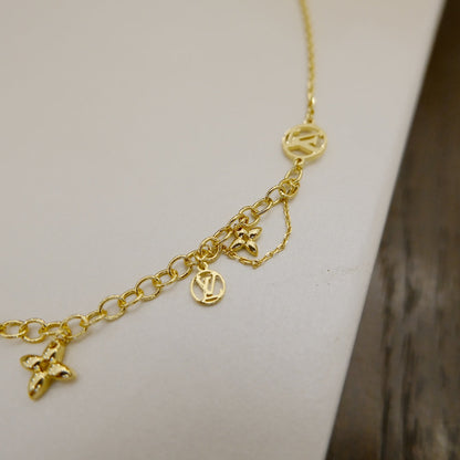 [Polaidi Jewelry]BLOOMING SUPPLE NECKLACE BRASS
