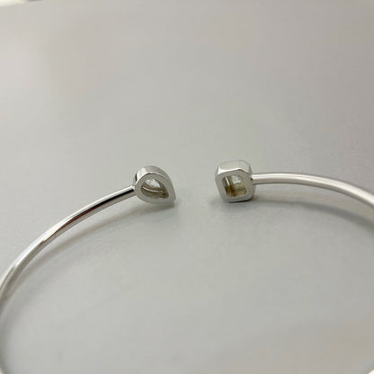 [Polaidi Jewelry]JONC FLEX MY TWIN TOI & MOI SILVER DIAMOND BRACELET