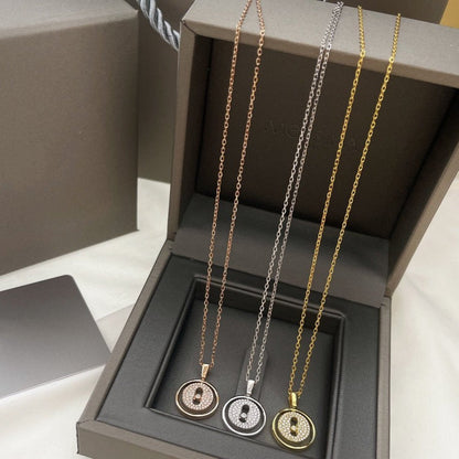 [Polaidi Jewelry]LUCKY MOVER PM PAVED NECKLACE