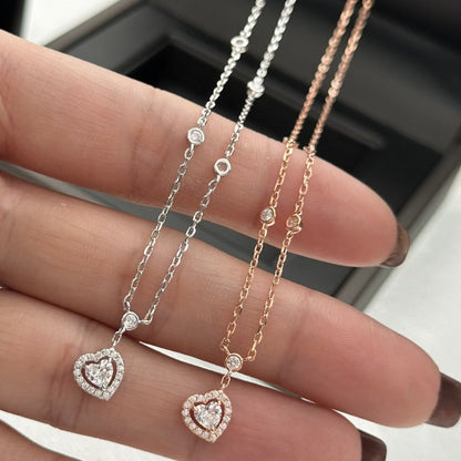 [Polaidi Jewelry]JOY HEART DIAMOND NECKLACE