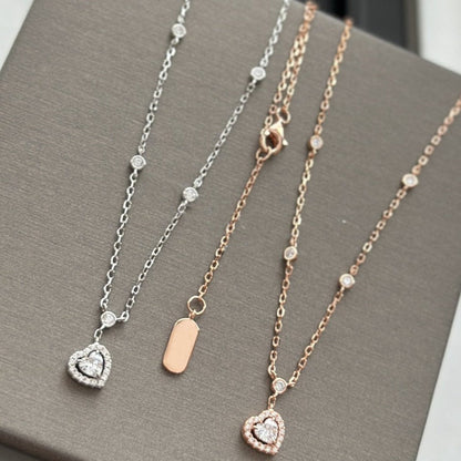 [Polaidi Jewelry]JOY HEART DIAMOND NECKLACE