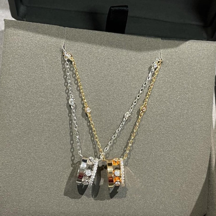 [Polaidi Jewelry]CHAIN MOVE ROMANE PEDAND NECKLACE