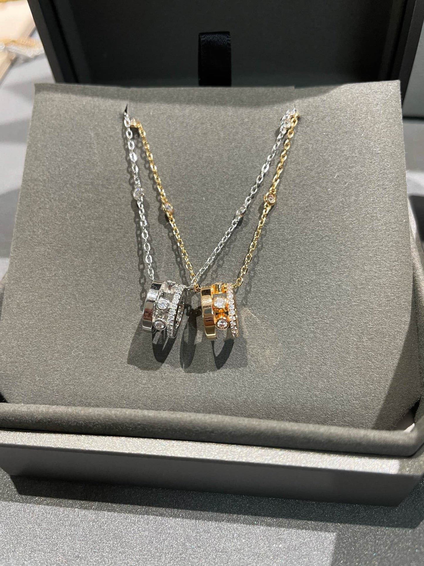 [Polaidi Jewelry]CHAIN MOVE ROMANE PEDAND NECKLACE