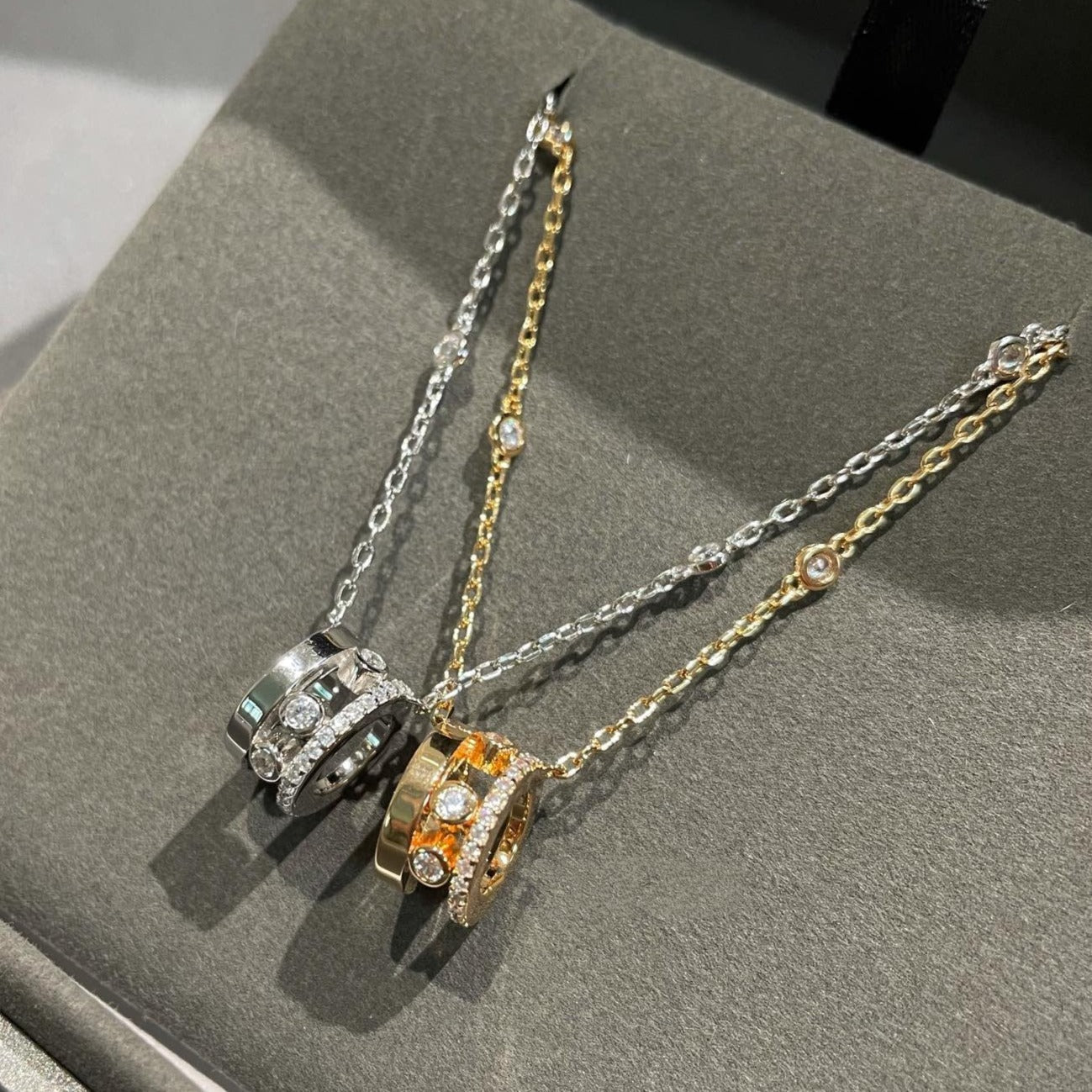[Polaidi Jewelry]CHAIN MOVE ROMANE PEDAND NECKLACE