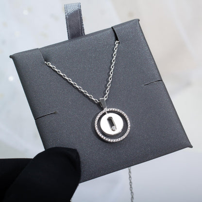 [Polaidi Jewelry]LUCKY MOVE PM NECKLACE SILVER DIAMOND