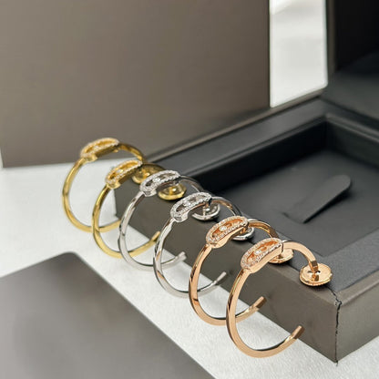 [Polaidi Jewelry]CREOLES MOVE UNO PM DIAMOND EARRINGS
