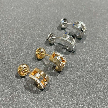 [Polaidi Jewelry]MOVE ROMANE EARRINGS DIAMOND