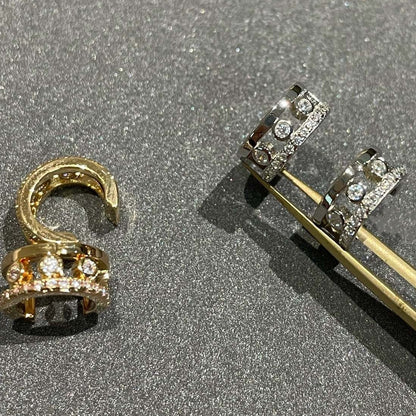 [Polaidi Jewelry]MOVE ROMANE EARRINGS DIAMOND