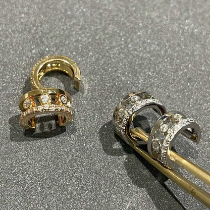 [Polaidi Jewelry]MOVE ROMANE EARRINGS DIAMOND