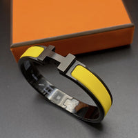 [Polaidi Jewelry ]CLIC HM SO BLACK YELLOW BRACELET